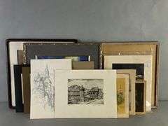 Group of Assorted Photographs and Artwork - Matthew Bullock Auctioneers
