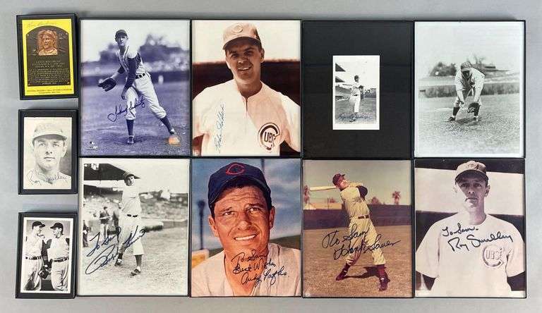 Billy Ralph Back 12 - 1940s - 50 Chicago cubs Signed Photos with Ralph Kiner and Billy ...