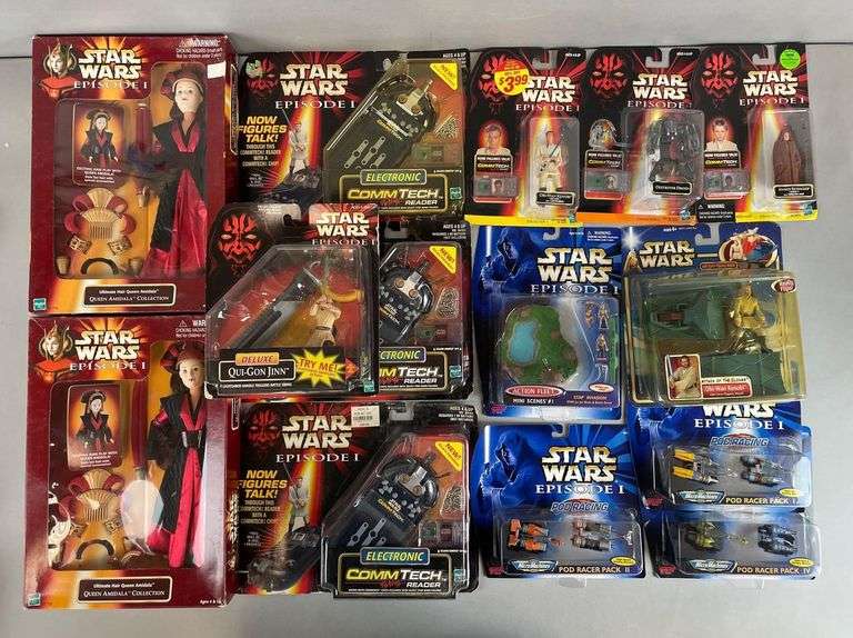 Group of Star Wars Episode 1 Action Figures and More - Matthew Bullock ...