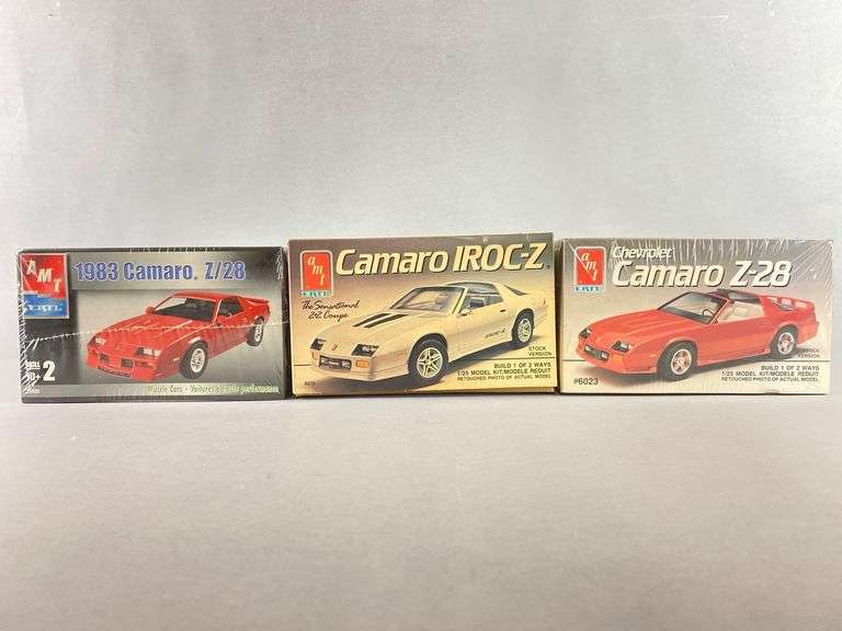 Group of 3 AMT ERTL Chevrolet Camaro Model Car Kits - Matthew Bullock ...