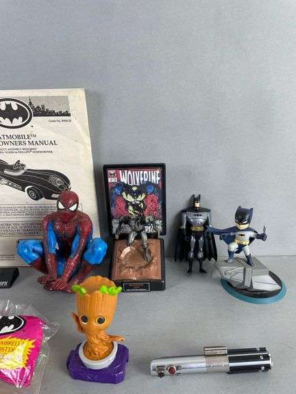 Group of Assorted Comic Book Figures and More - Matthew Bullock Auctioneers