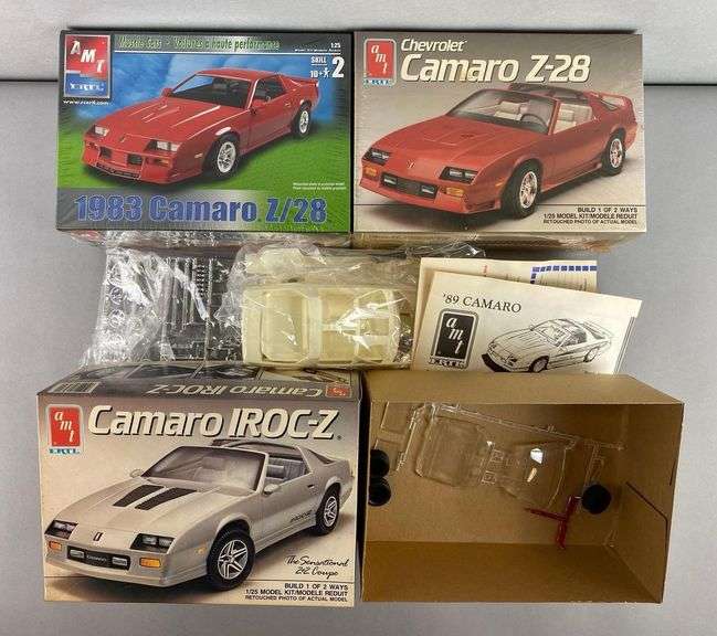 Group of 3 AMT ERTL Chevrolet Camaro Model Car Kits - Matthew Bullock ...