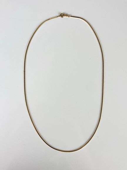 14K Gold Milros Box Link Chain Necklace