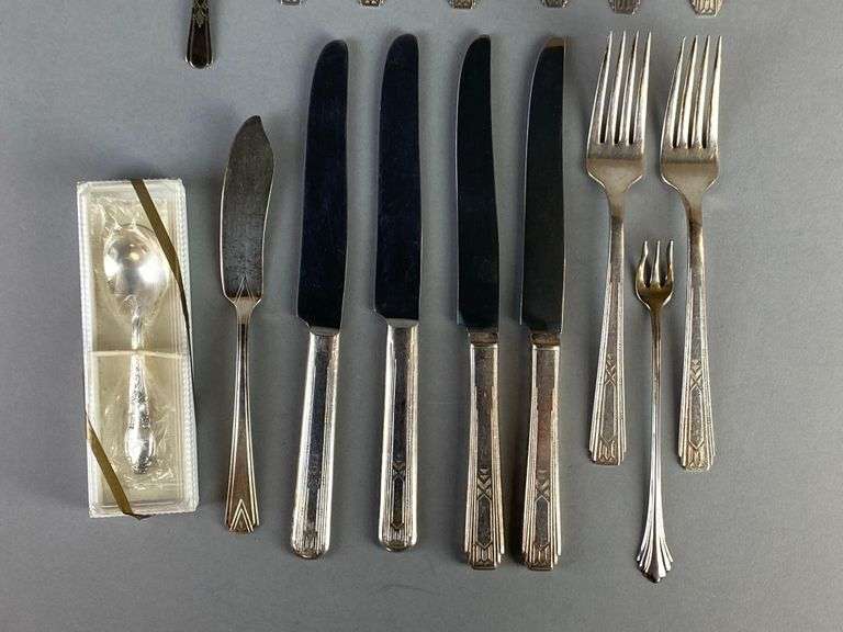 Group of Tudor Plate Flatware - Matthew Bullock Auctioneers