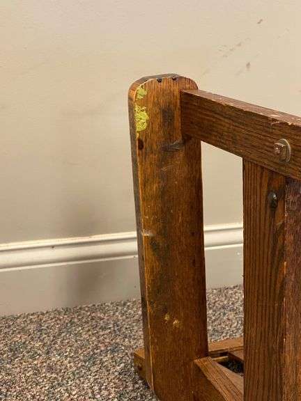Mission Style Oak Childs Rocking Chair