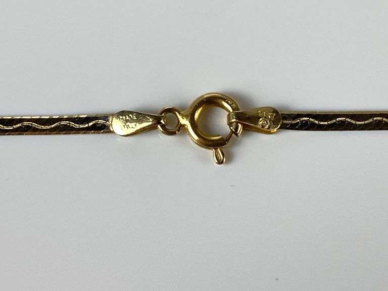 14K Gold Italian Chain Necklace