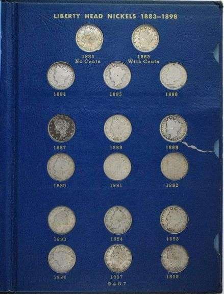 thumbnail interactive-video image 1 of Whitman Classic Coin Album: Liberty Head (V) Nickels 1883-1912 1 of 6