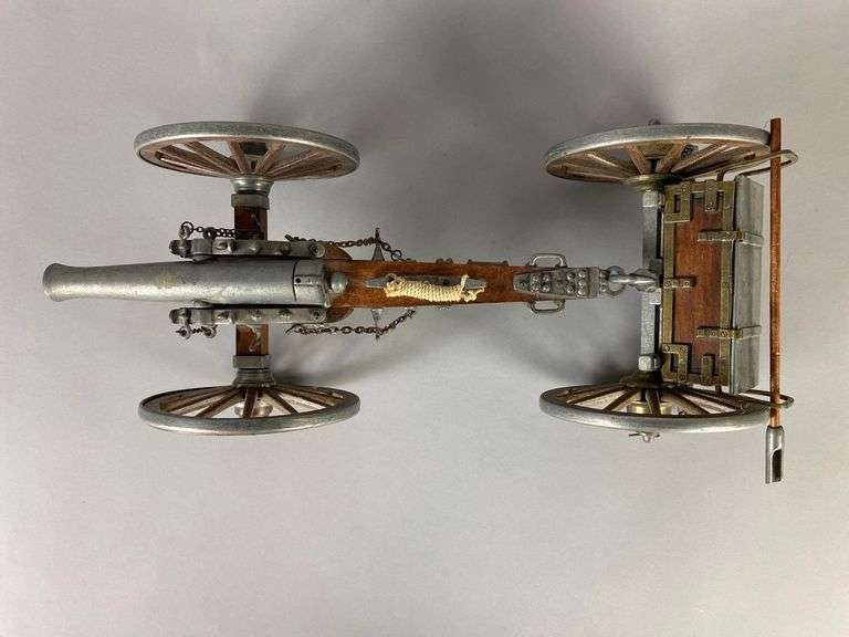 Scale Model Civil War Dahlgren 1861 Cannon and Limber