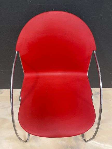 1990s Steelcase Tom Grasman Sleigh Guest Chair