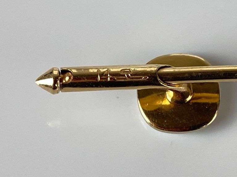Group of 3 14K Gold Onyx Cufflinks
