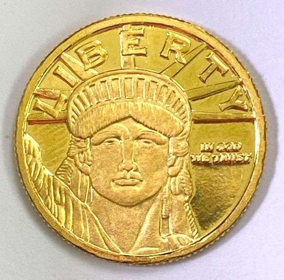 Money Metals Exchange Statue of Liberty 1/10oz .999 Fine Gold Coin