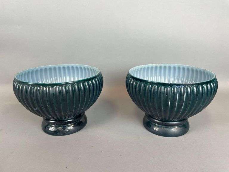 Antique Brass Double Student Lamp with Teal Shades