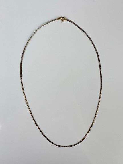 14K Gold Italian Chain Necklace