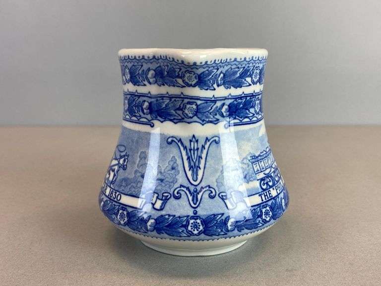 Antique Shenango China B and O Railroad Porcelain Creamer