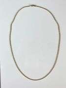 14k Gold Twisted Braid Chain Necklace