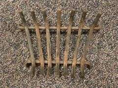Antique Wrought Iron Fireplace Log Holder