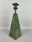 Apollo Studios Brass and Slag Glass Grapevine Table Lamp Base