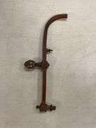 Antique Copper 12 Arm Gas and Electric Light Fixture
