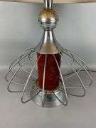 Vintage MCM Chrome Wire Table Lamp