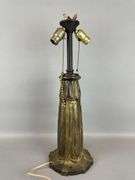 Antique Bronzed Cast Iron Table Lamp
