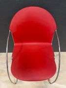 1990s Steelcase Tom Grasman Sleigh Guest Chair