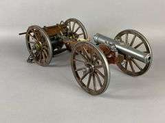 Scale Model Civil War Dahlgren 1861 Cannon and Limber