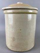 Antique Atlas Stoneware Mfg. Co Stoneware 2 Gallon Crock with Lid