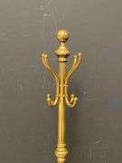 Vintage Faux Brass Rod Hat and Coat Stand