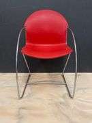 1990s Steelcase Tom Grasman Sleigh Guest Chair