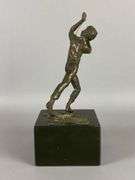 Curtis Jere Bronze Boy With Kite Sculpture