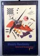 2003 Wasaily Kandinsky Composition with Chessboard Orange Poster