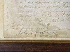 1732 Indentured Servant Transfer of Property Document
