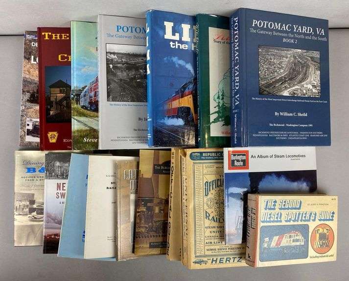 Group of 17 Books on Trains and More - Matthew Bullock Auctioneers