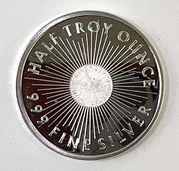 Vintage Sunshine Minting. 1/2 oz .999 Fine Silver Round