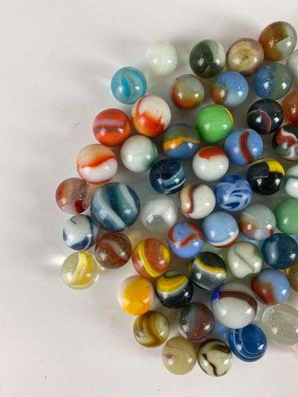 Group of Assorted Marbles