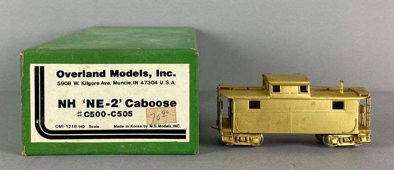 Overland Models Brass HO Scale NH RR NE-2 Caboose