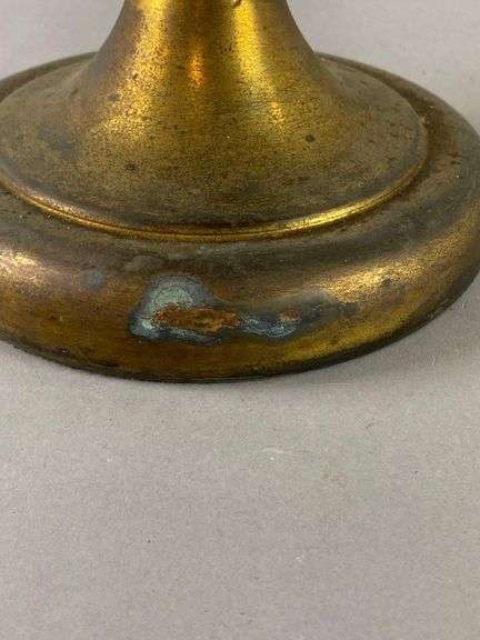 Antique Brass Swivel Desk Lamp
