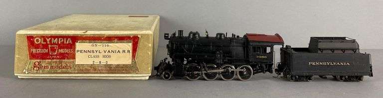 Olympia Brass HO Scale 2-8-0 No. 7346 PRR Locomotive and Tender
