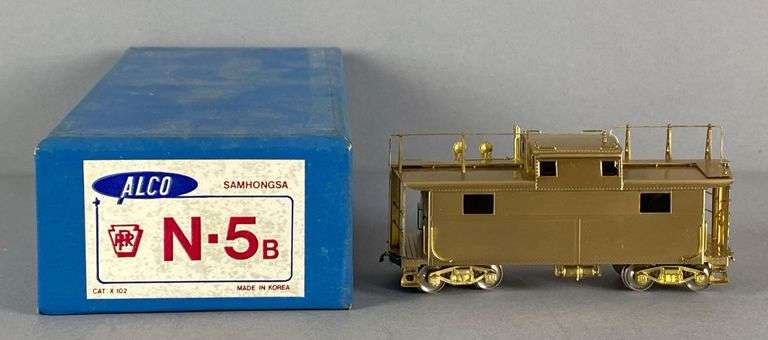ALCO Brass HO Scale N-5B PRR Caboose