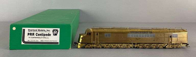 Overland Models Brass HO Scale PRR Centipede Type 2 Locomotive