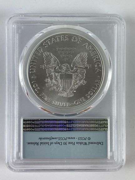 2016 ﻿First Strike 30th Anniversary PCGS Graded MS 69 US Mint American Silver Eagle 1 oz Fine Silver