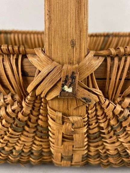 Group of 2 Hand Woven Baskets