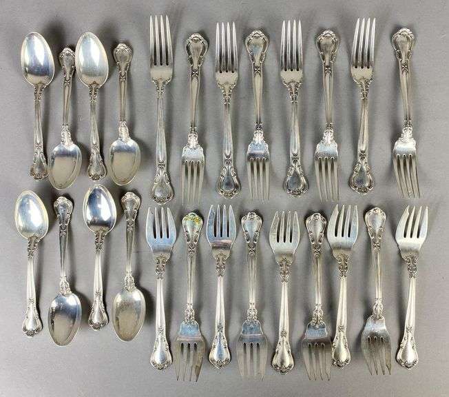 Group of Gorham Sterling Silver Chantilly Pattern Flatware Matthew