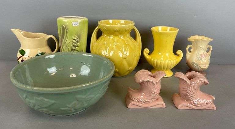 Group of Vintage Pottery Vases and More - Matthew Bullock Auctioneers