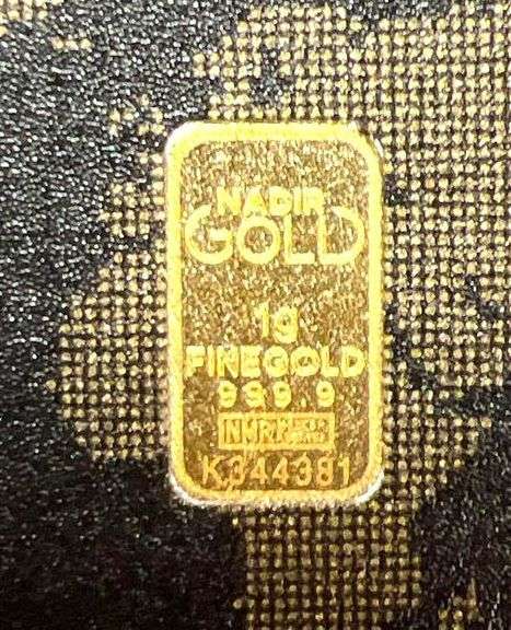 KaratBars 1 Gram .9999 Fine Gold in Credit Card Type Assay very cool piece!