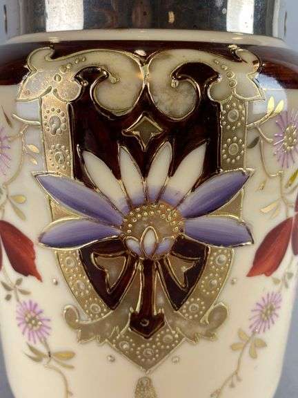 Antique Ornate Porcelain Tobacco Jar