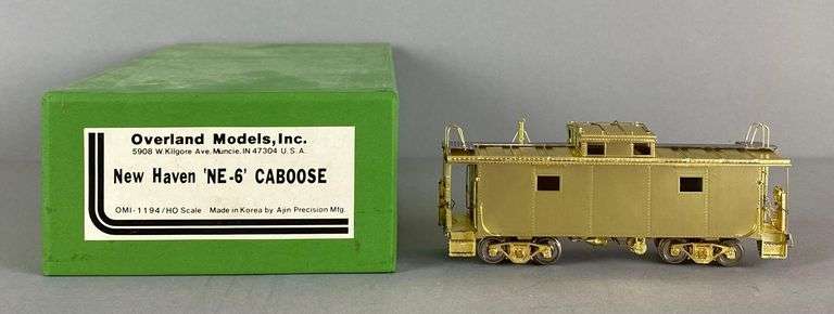 Overland Models Brass HO Scale NH RR NE-6 Caboose