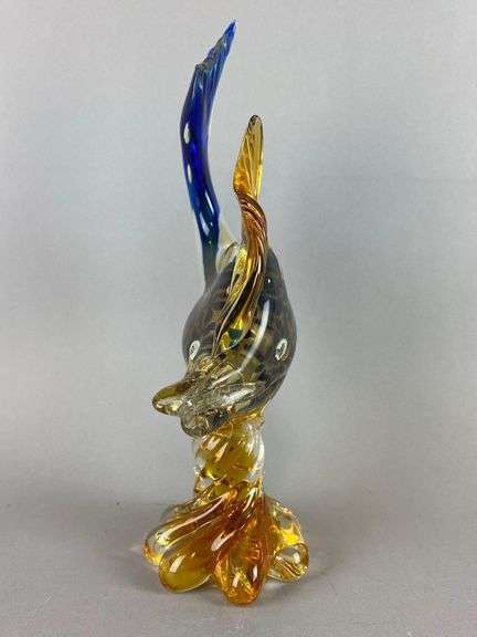 Murano Art Glass Fish Statue