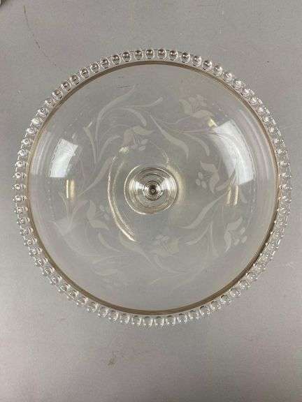 Antique EAPG Covered Compote
