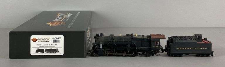Broadway Limited Brass HO Scale No. 1682 2-8-2 PRR Locomotive and Tender